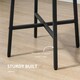 image 5 of HOMCOM 80cm Round Kitchen Table, Dining Table for Small Spaces, Steel Leg