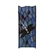 image 1 of ValueLights Tiffany Inspired Dragonfly Square Glass Table Lamp