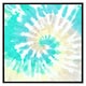 image 1 of Tie dye pattern shibori print (Picture Frame) Black | XL