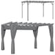 image 6 of Outsunny 3.6 x 3(m) Outdoor Retractable Pergola Gazebo Sun Shade Canopy Curtains