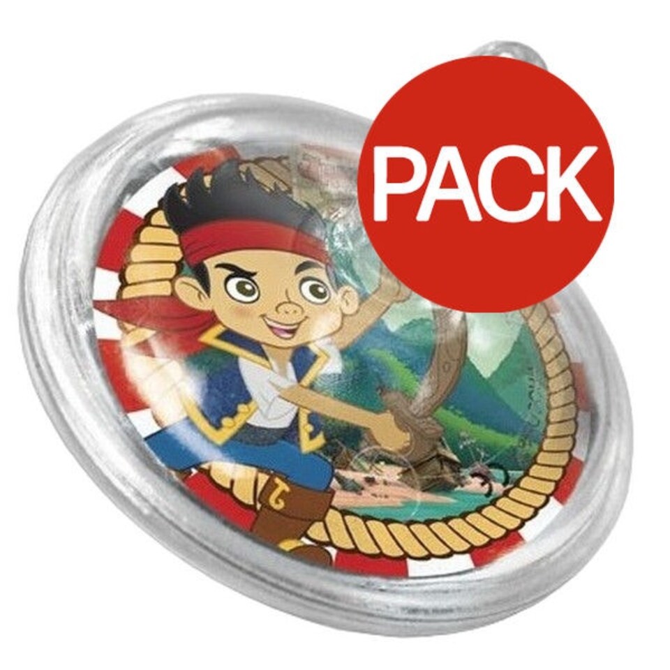 Jake And The Never Land Pirates Yo Ho Spinning Top (Pack of 4) - Multicoloured - One Size