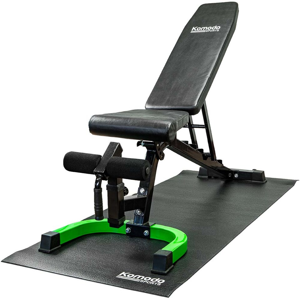 image 1 of Komodo Gym Bench and Bike Trainer Floor Mat