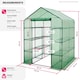 image 6 of Greenhouse - 16 shelf levels, tarpaulin cover, 143 x 143 x 195 cm
