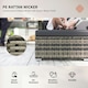 image 3 of Outsunny 5 Pieces Rattan Sofa Set Wicker Sectional Cushion Patio Grey Garden