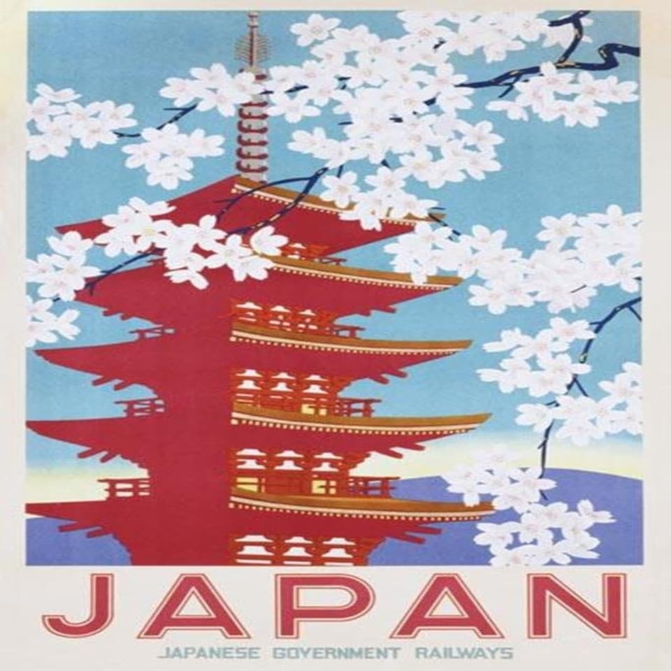 JAPAN RAILWAYS MAXI POSTER - POSTER / PRINTS