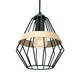 image 1 of Milagro Pendant Lamp Cliff Black 1XE27