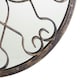 image 5 of Primrose Blossoming Deep Bronze Metal Outdoor Garden Framed Round Mirror