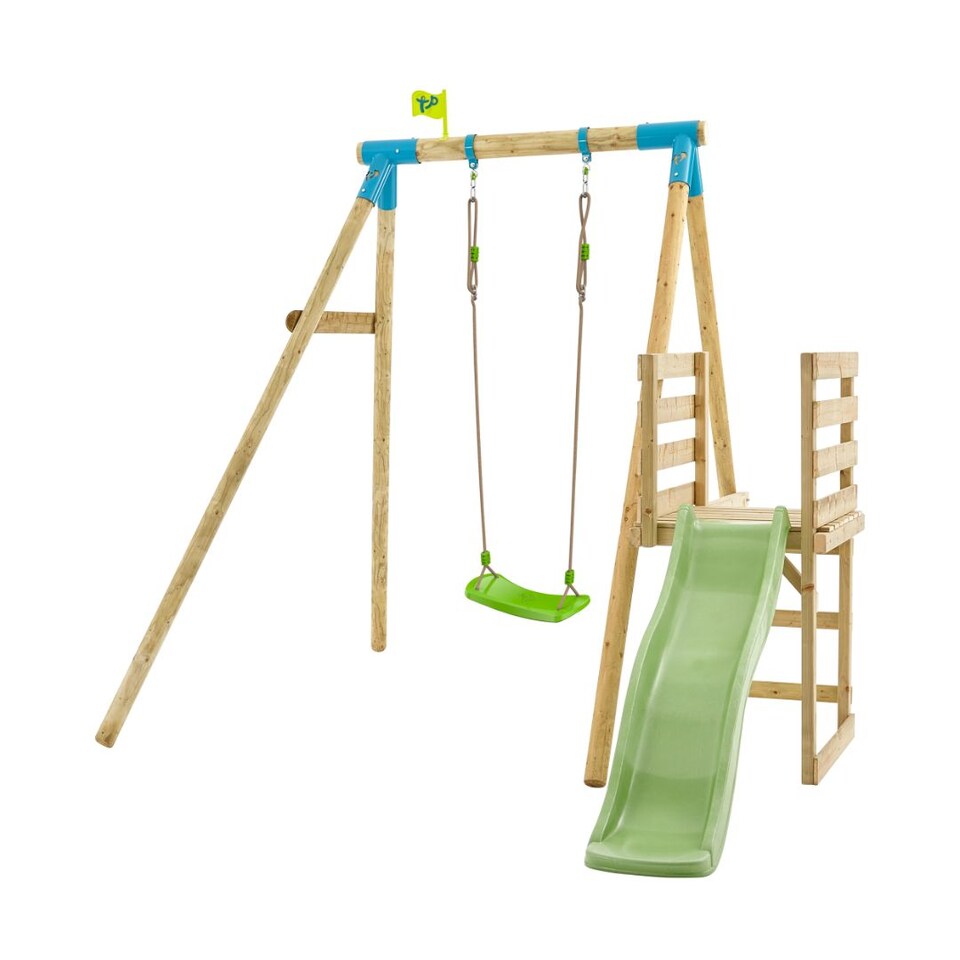 image 1 of TP Robin Swing with Roped Rapide Seat and 6ft Slide Set