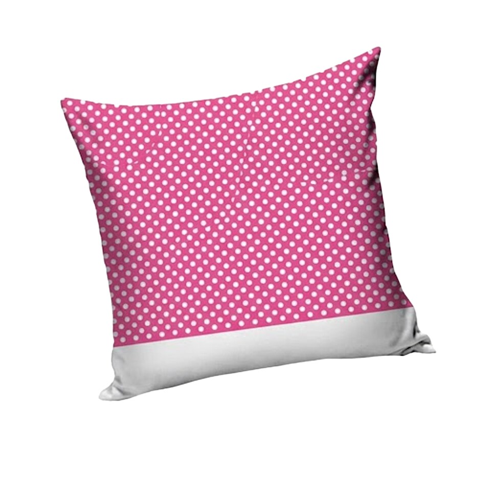 image 1 of Hello Kitty Polka Dot Filled Cushion | Pink | Pink/White | One Size | 1