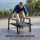 image 7 of Outsunny Sun Loungers Set of 2 w/ Retractable Footrest 5-Position Adjustable | Grey | One Size