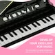 image 6 of AIYAPLAY 32 Keys Kids Piano Keyboard with Stool, Lights, Microphone, Multiple Sounds, Removable Legs, Electronic Musical Instrument for Boys Girls, Black