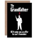 image 1 of The Grandfather Godfather Grandad Age Pun Birthday Father's Day Card