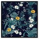 image 2 of Blue & yellow flowers (Picture Frame) Grey | M