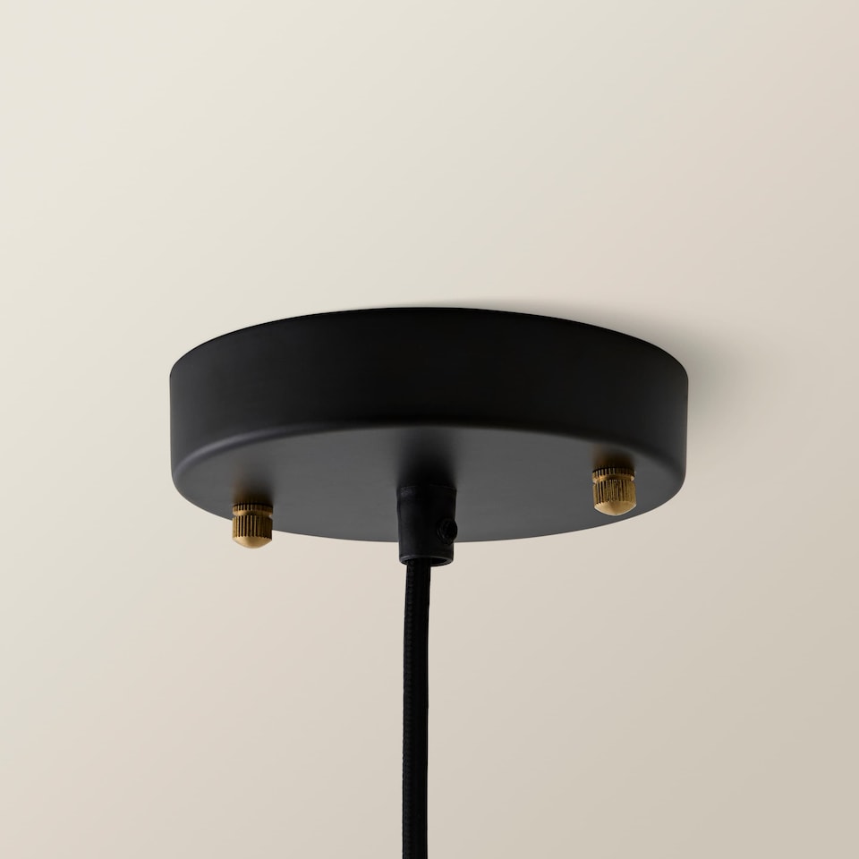 image 1 of ValueLights Sheridan Glass Clear Globe Ceiling Light Pendant & Bulb | Clear