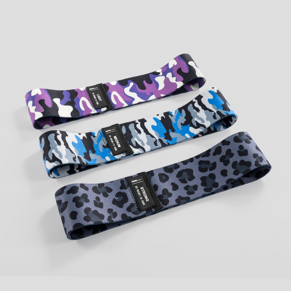 image 1 of Phoenix Fitness Camouflage Cotton Hip Bands | Multi