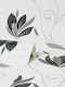 image 2 of Crown M1719 Synergy Floral Wallpaper, Black