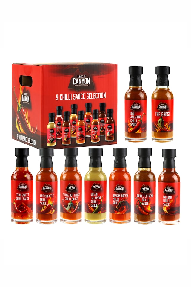 image 1 of 9 Hot Sauce Gift Set Selection Pack