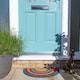 image 5 of Nicola Spring Coir Half Moon Door Mat - 60 x 40cm - Rainbow Pastel