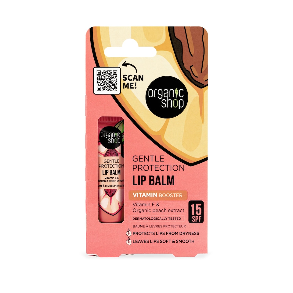image 1 of Organic Shop Gentle Protection lip balm SPF 15 10ml
