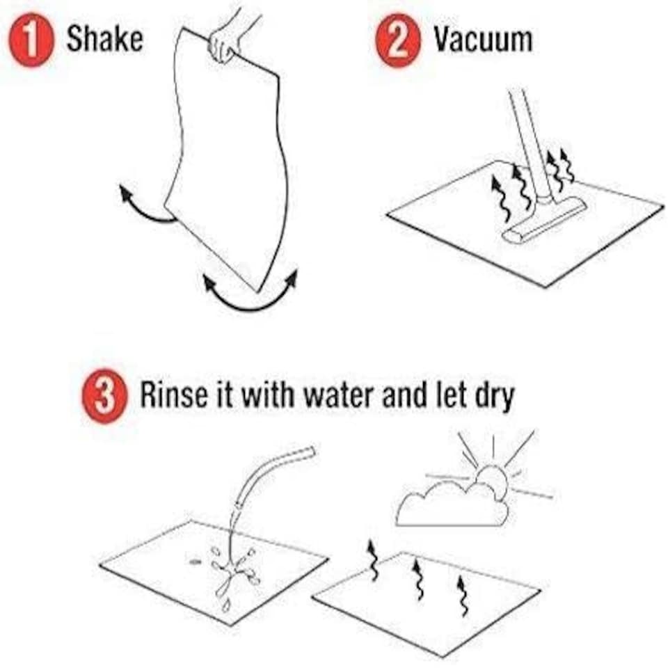 image 1 of Hello Print PVC Spaghetti Looper Door Mat - 75x44cm