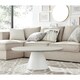 image 2 of Furniturebox Palma Round Beige Stone Coffee Table