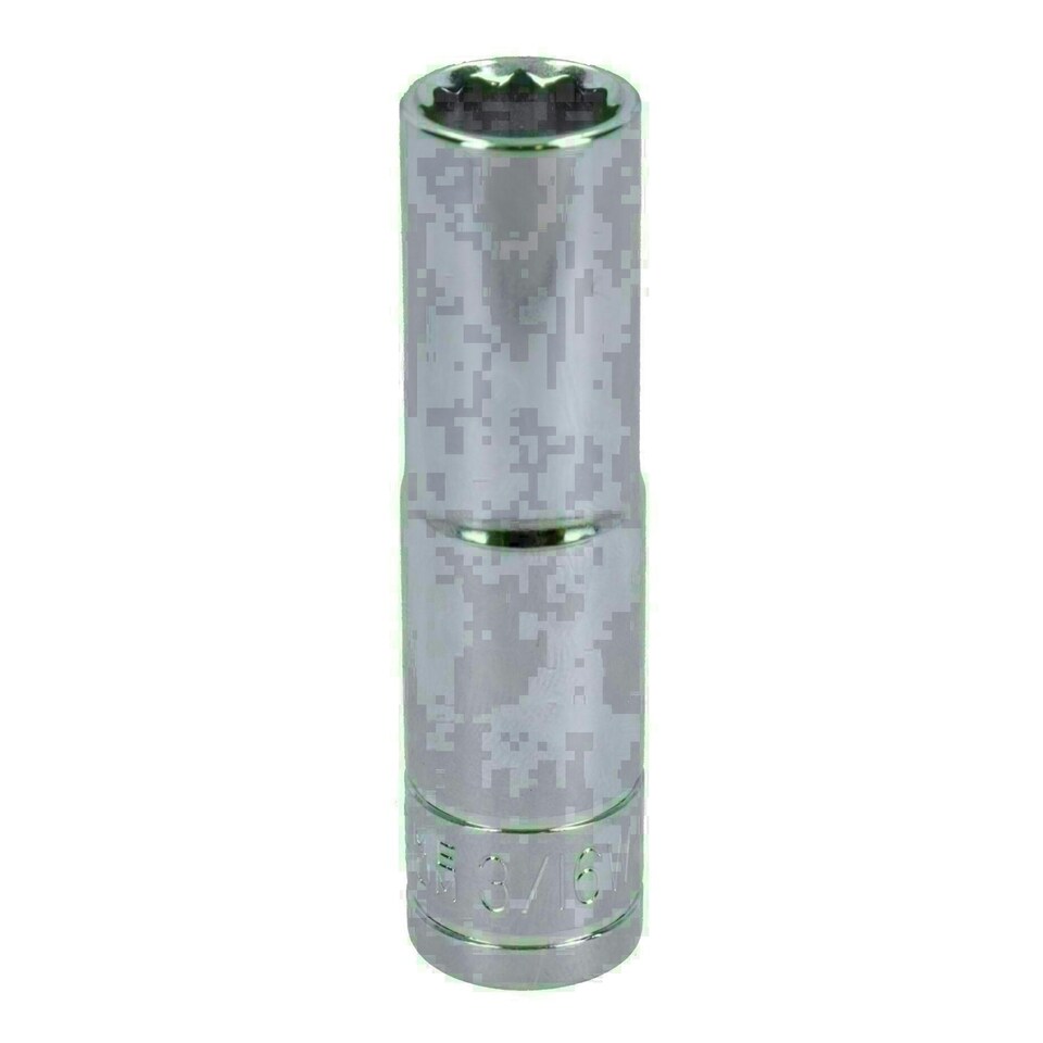 image 1 of 3/16 WW BSW BSF 3/8in Drive Double Deep Whitworth 12 Sided Bi-Hex Socket