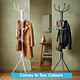 image 6 of Harbour Housewares Free-Standing Steel Coat Rack - White | White | White | One Size