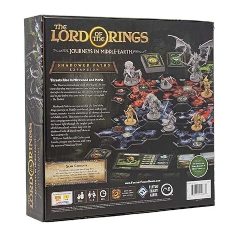 image 1 of The Lord of the Rings: Journeys in Middle-Earth - Shadowed Paths Expansion