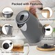 image 7 of Fika Grey Microwave Kettle Toaster Set, Fika Range, Grey
