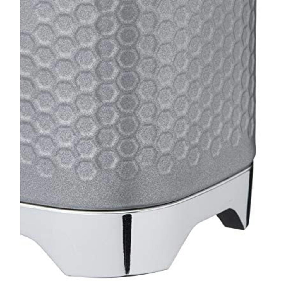 image 1 of Lovello Sugar Canister Shadow Grey Textured 11x11cm