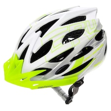Meteor Cycle Helmet Gruver MTB Bike Skateboard Scooter Safety Gear Green | White-Green | L