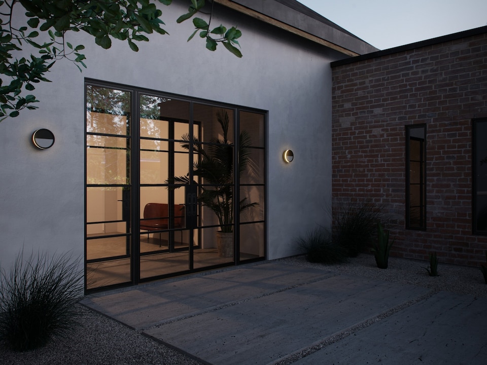 image 1 of Nordlux Avasmart Outdoor Ceiling Light Black Aluminium Intergrated LED  Smart - Mains Powered, IP54