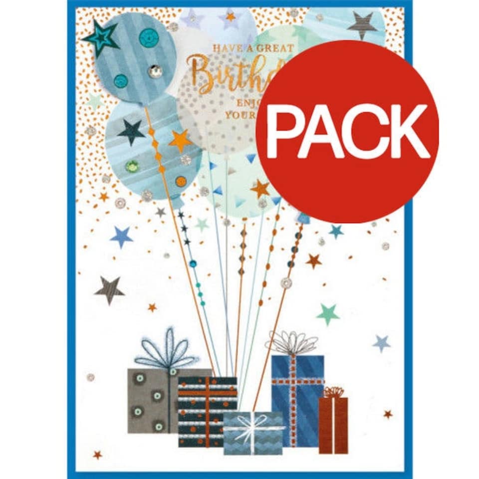 Simon Elvin Isabel Garden Brother Greetings Card (Pack of 6) - Multicoloured - One Size