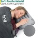 image 4 of Deluxe Inflatable Camping Pillow - Grey