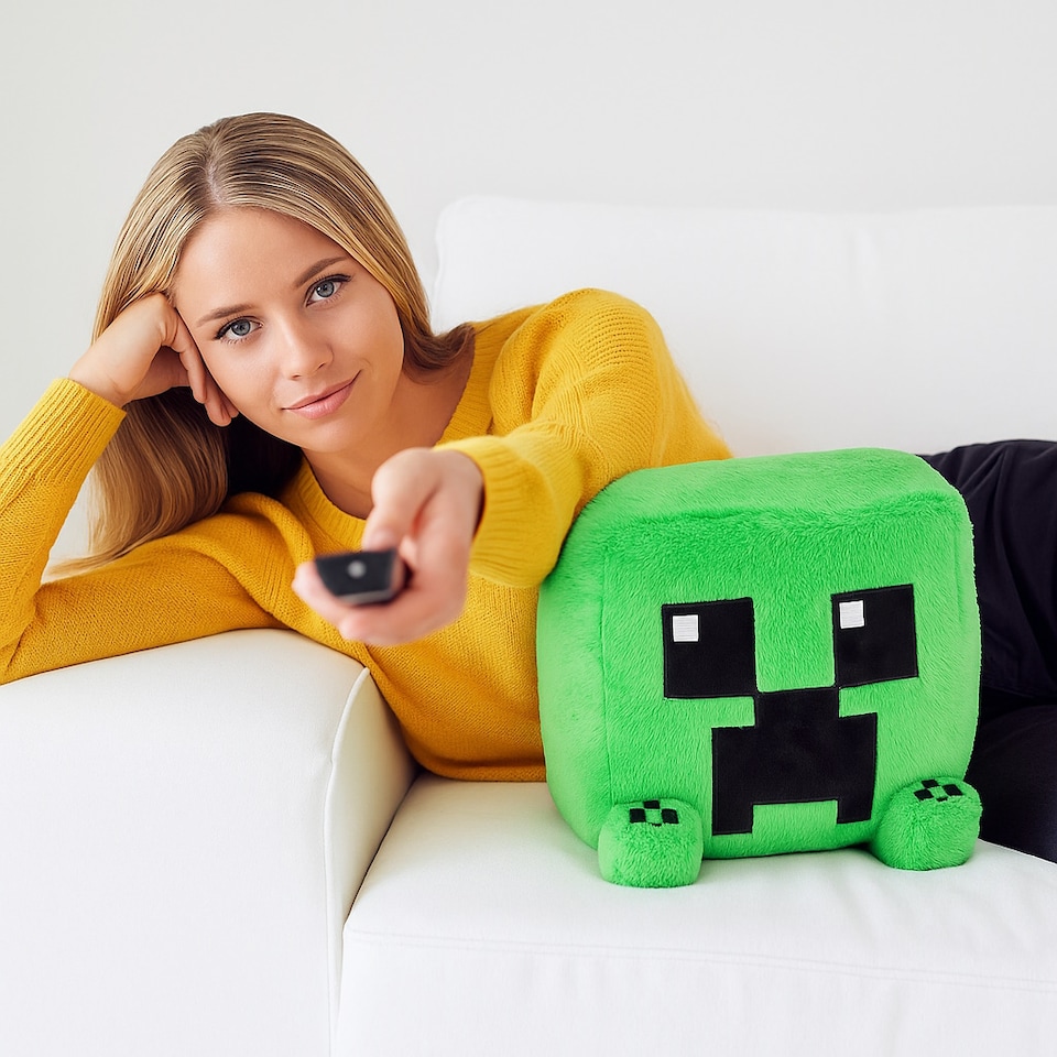 image 1 of Minecraft Cosy Plush Hand Warmer Cushion