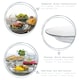 image 2 of Duralex Lys Glass Soup Plates Dishes - Tempered, Heat Resistant - 230mm - Pack of 6 Clear