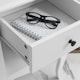 image 10 of Camille Bedside Table 1 Drawer in Classic White