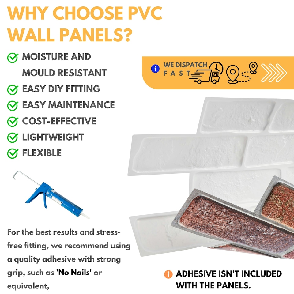 image 1 of NOVECRAFTO 3D Retro Brick Wall Panels – 6 Sheets, Covers 2.76 sqm (29.76 sq ft), 96x48cm – Old Red Brick Effect PVC Cladding for Kitchen, Office, Living Room
