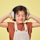 image 6 of Kreafunk Hush Kids Protective Earmuffs - Ivory Sand