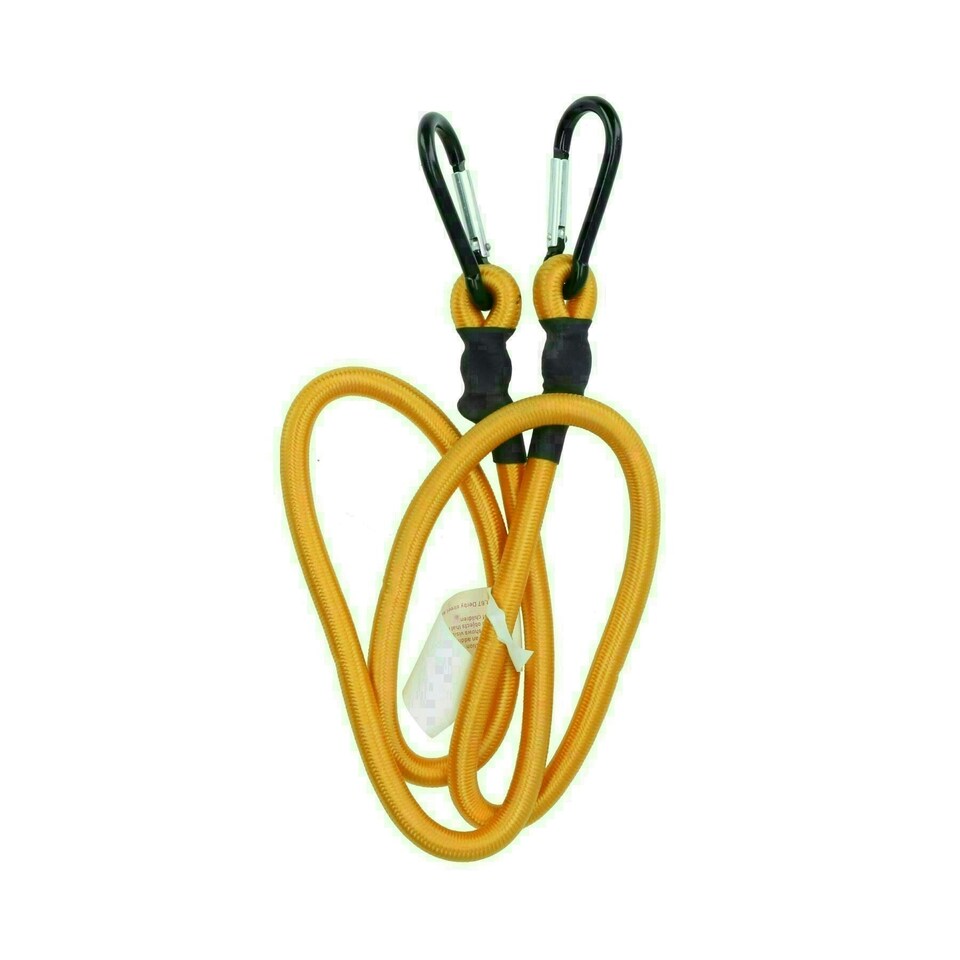 image 1 of 48" Bungee Rope with Carabiner Clips Cords Elastic Tie Down Fasteners 1pc