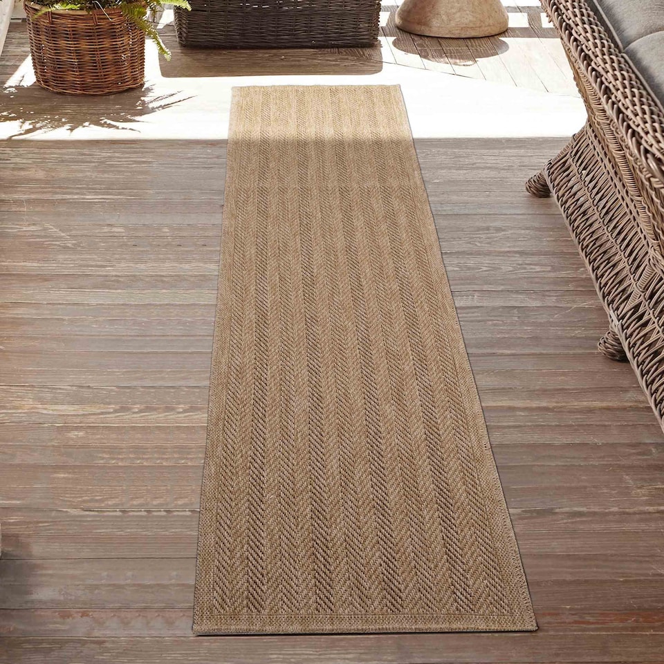 image 1 of Modern Herringbone Design Outdoor-Indoor Waterproof Rugs
