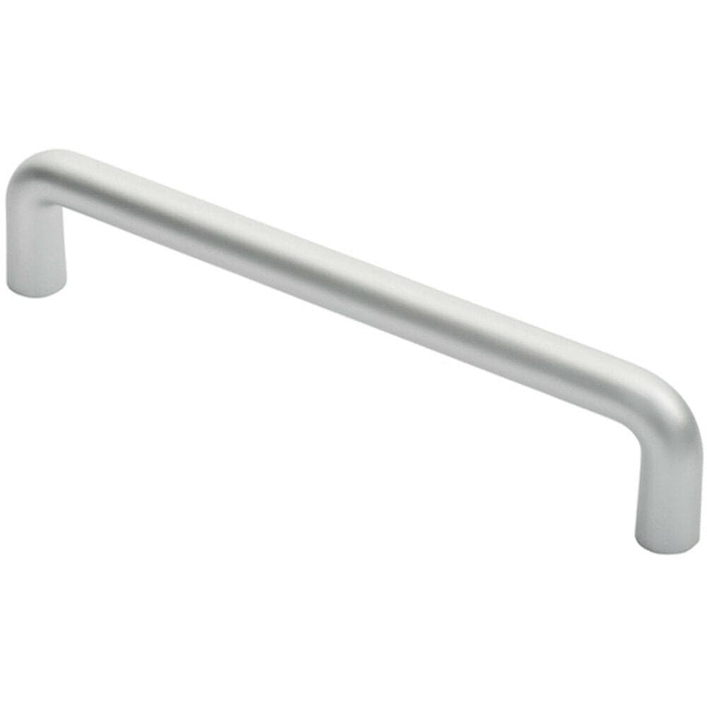 Loops Rounded D Shaped Bar Handle 300mm x 22mm Diameter Satin Anodised Aluminium