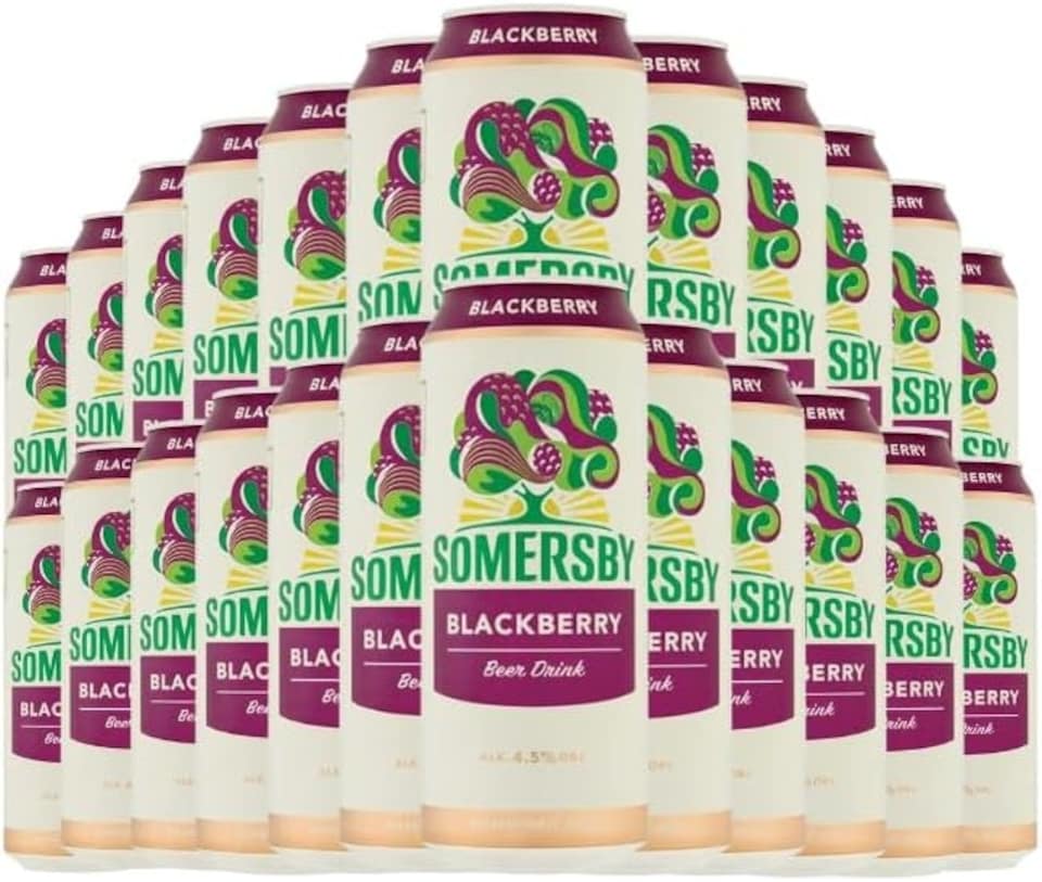 image 1 of Somersby Blackberry Flavour Beer 24 x 500ml