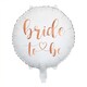 image 1 of Rose Gold Bride to Be White Helium Foil Balloon 45cm / 18 in