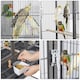 image 5 of Yaheetech 105 cm Tall Stackable and Divided Breeder Cage Black