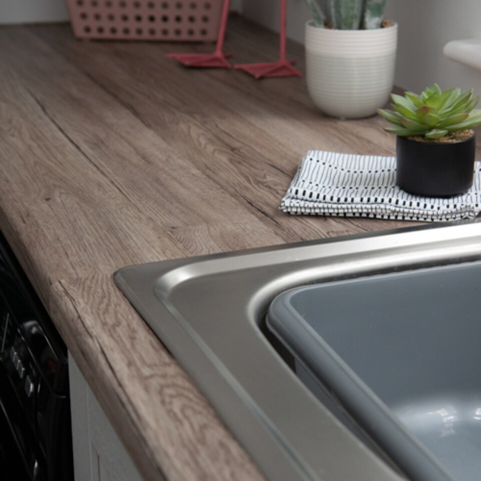 image 1 of Sticky Back Plastic Sanremo Oak Wood Effect Kitchen Self-adhesive Vinyl Wrap for Cupboards, Doors and Worktops 90cm x 10m - d-c-fix