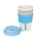 image 3 of KitchenCraft 410ml Bamboo A to Z Letter "I" Reuseable Mug Multi