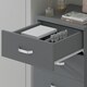 image 6 of FWStyle Tunis 5 Drawer Tallboy Slim Chest Of Drawers - Matt Grey