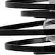 image 6 of Black Metal Swirl Easy Fit Light Shade | Black | Medium | 1