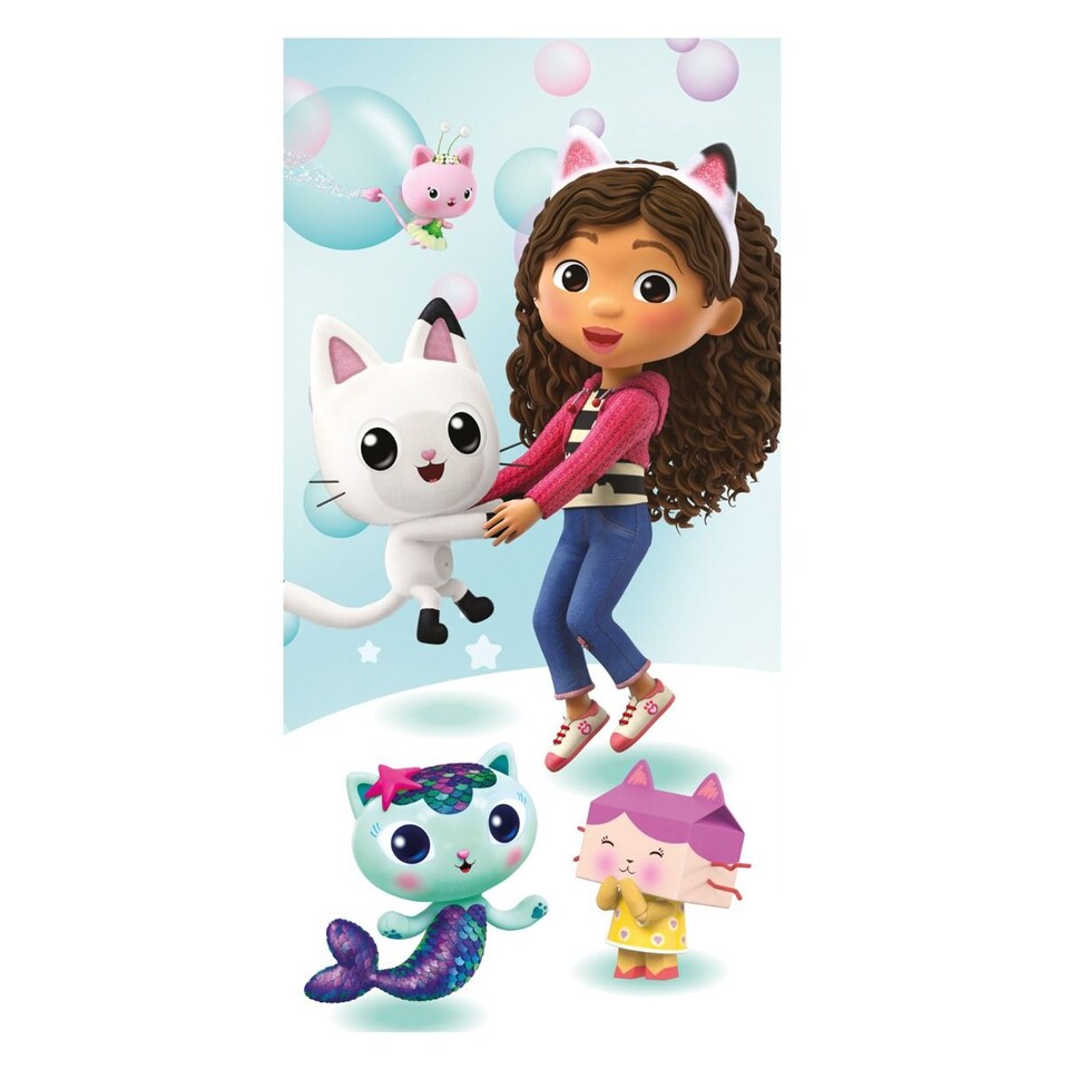 Gabby´s Dollhouse Characters Cotton Towel | Multi | Multicoloured | One size | 1